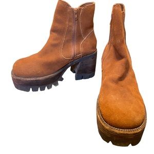 Jeff Campbell Preston Platform Suede Boots